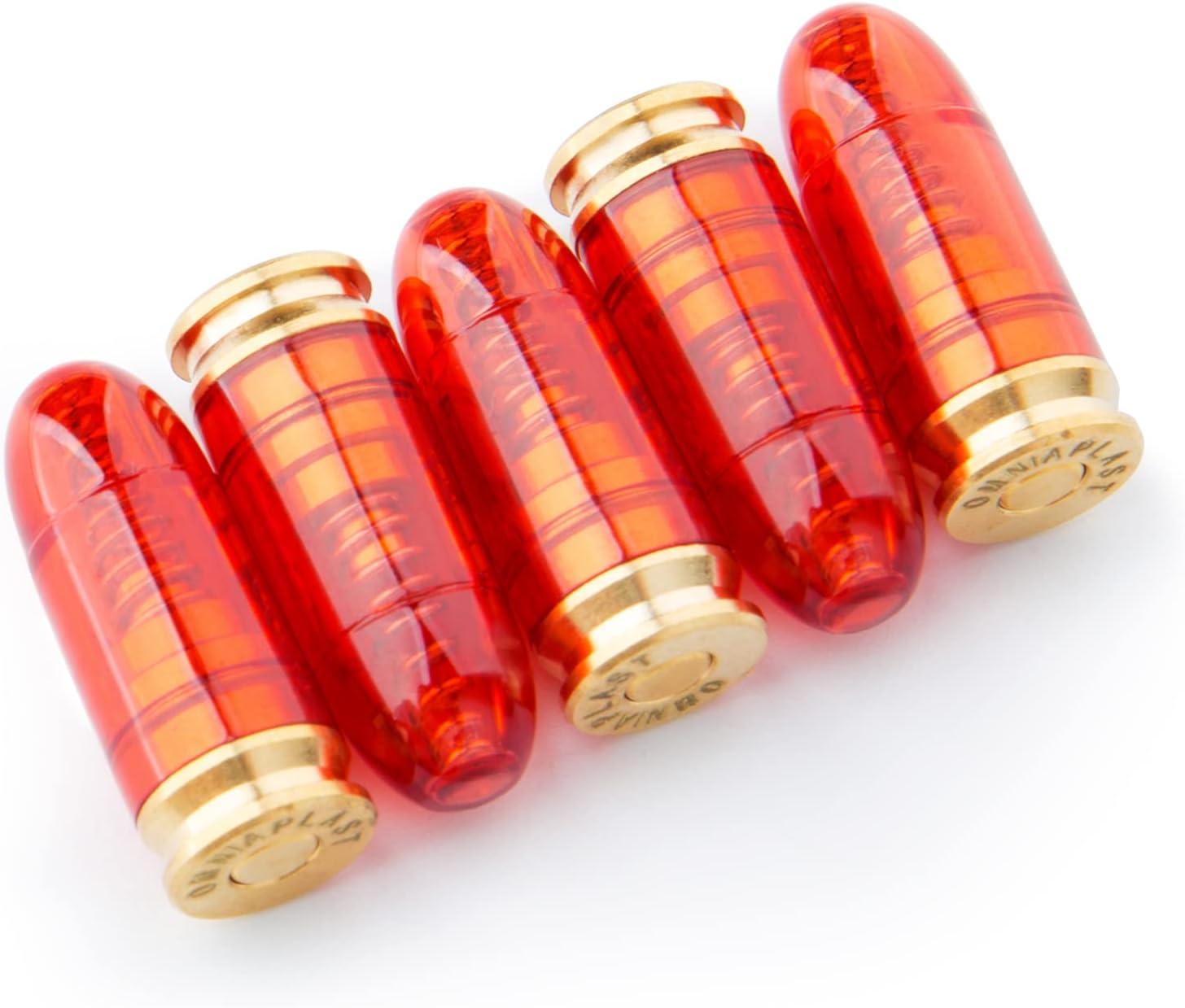 Pistol Snap Caps with False Primer, Reusable Construction Dummy Shell