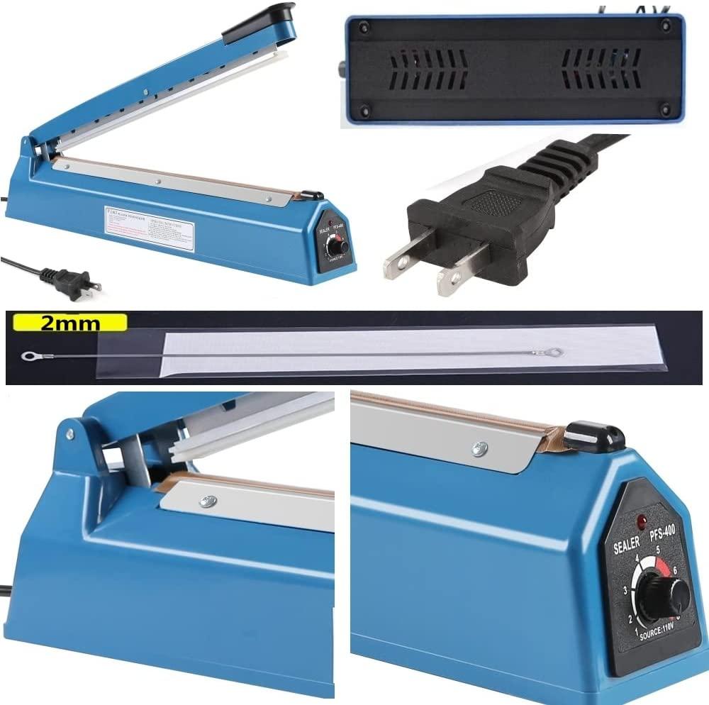 Impulse Heat Sealer Manual Bags Sealer Heat Sealing Machine 8 Inch