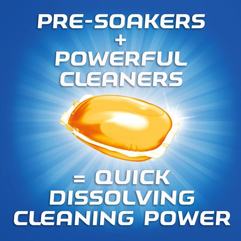 Finish Gelpacs Dishwasher Detergent, Orange Scent, 84 Count 84 Count