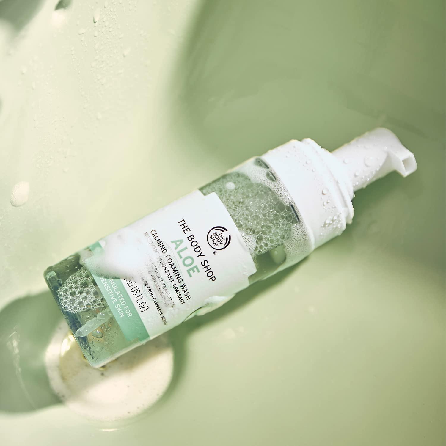 Body Shop Aloe Calming Foaming Wash 5.0 oz | Gentle Cleanser for Sensitive  Skin | Vegan Friendly | Buy Now with Express International Delivery |  GoSupps.com