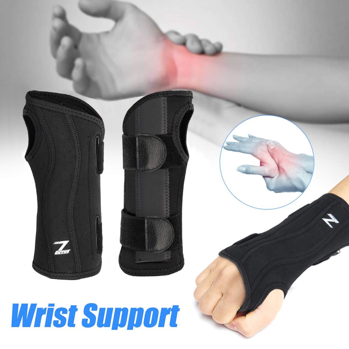 Padded Night & Day Wrist Brace and Carpel Tunnel Sleep Support