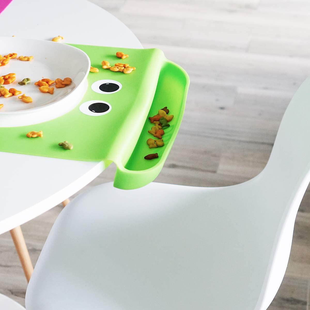 The Cibo Food Catching Baby Placemat with Suction Wide Mouth Silicone