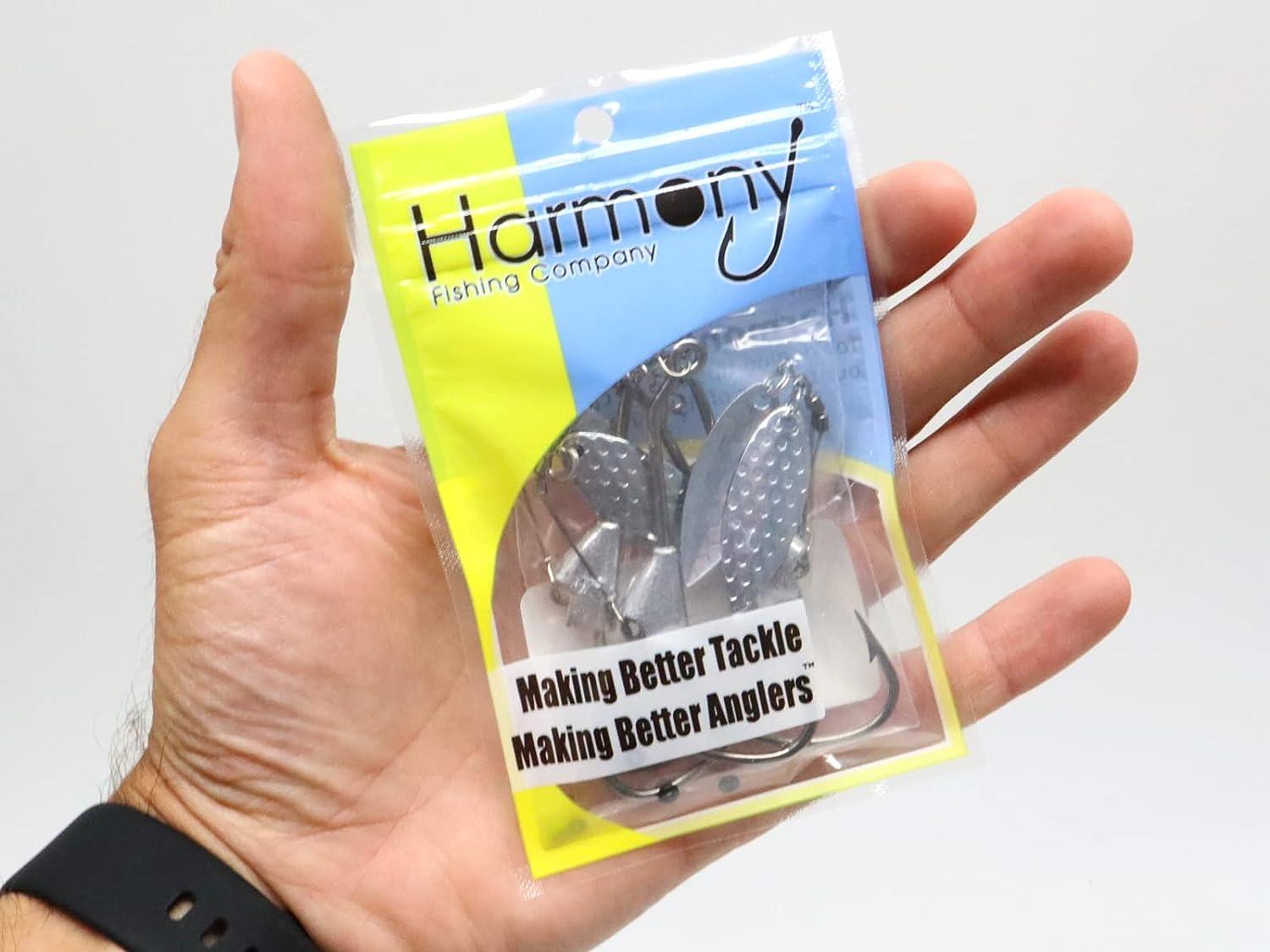 Harmony Fishing - Razor Series Underspin Swimbait Hooks (4 Pack w