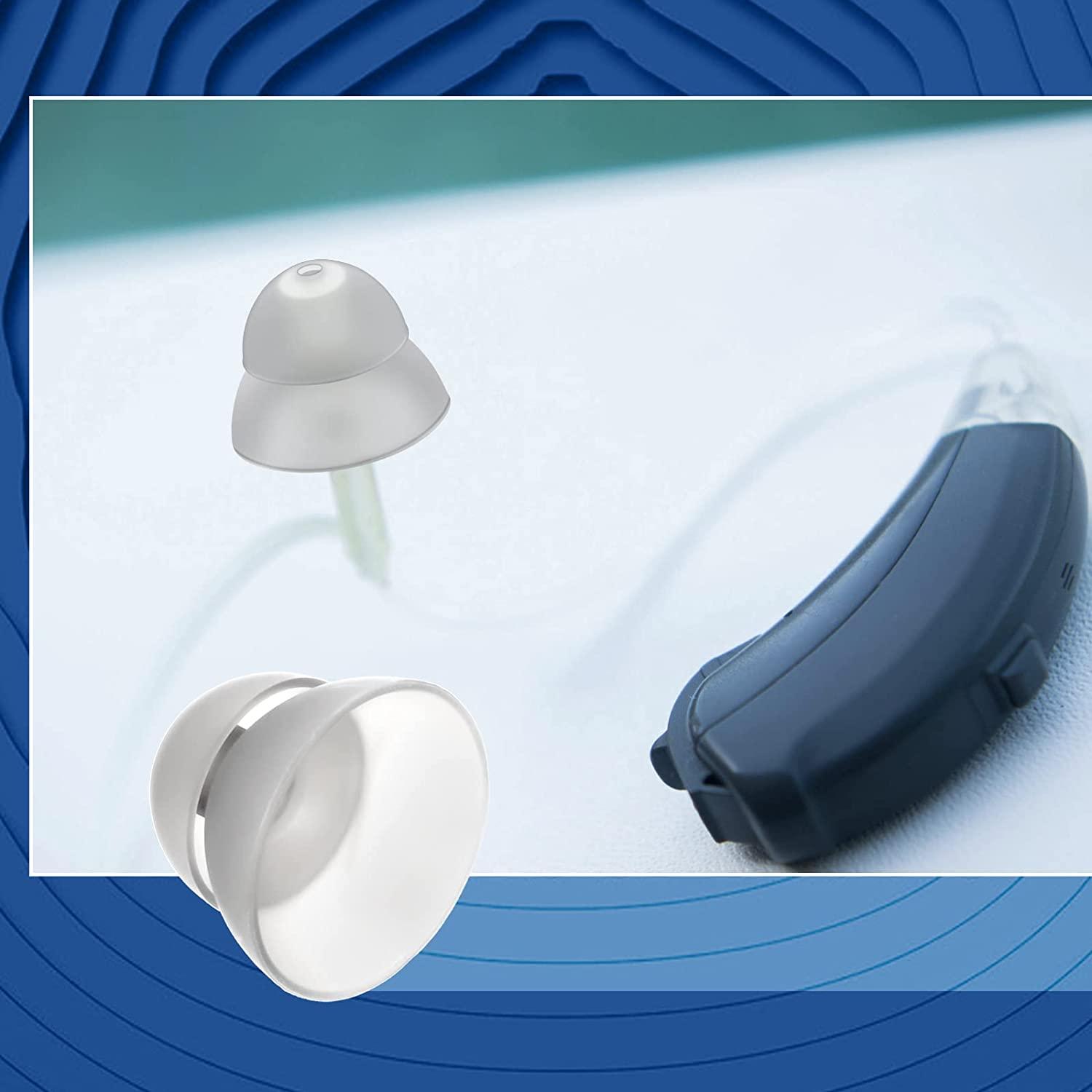 30 Packs Dome Hearing Aid Silicone Hearing Aid Domes Hearing Aid Power