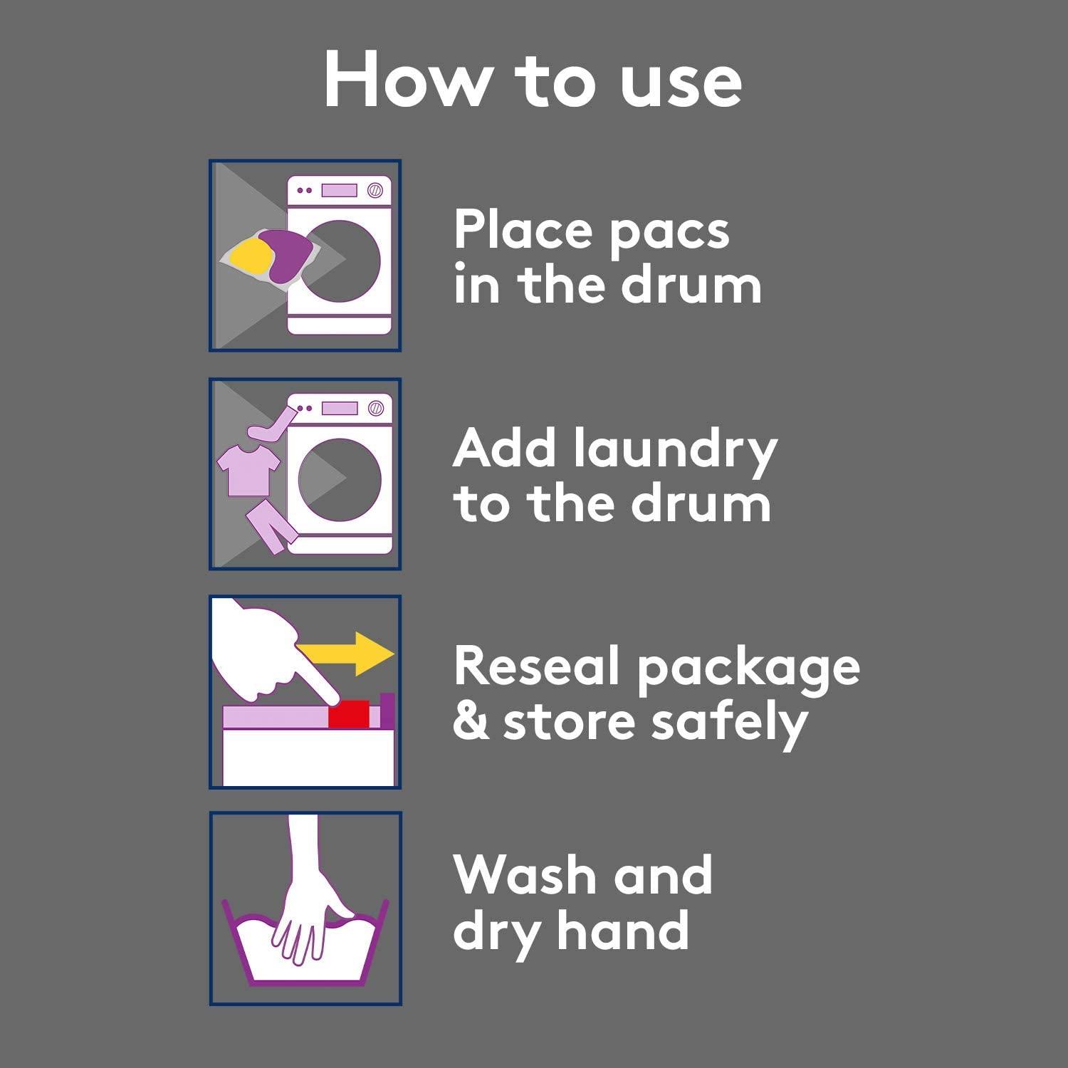 Woolite Darks Laundry Detergent Pacs 30 Count for Standard & HE