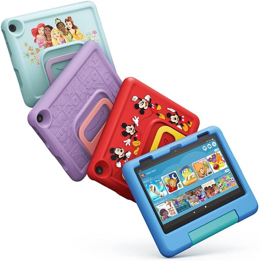 Kids Durable Handle Tablet Case for  Kindle Fire HD8 2022