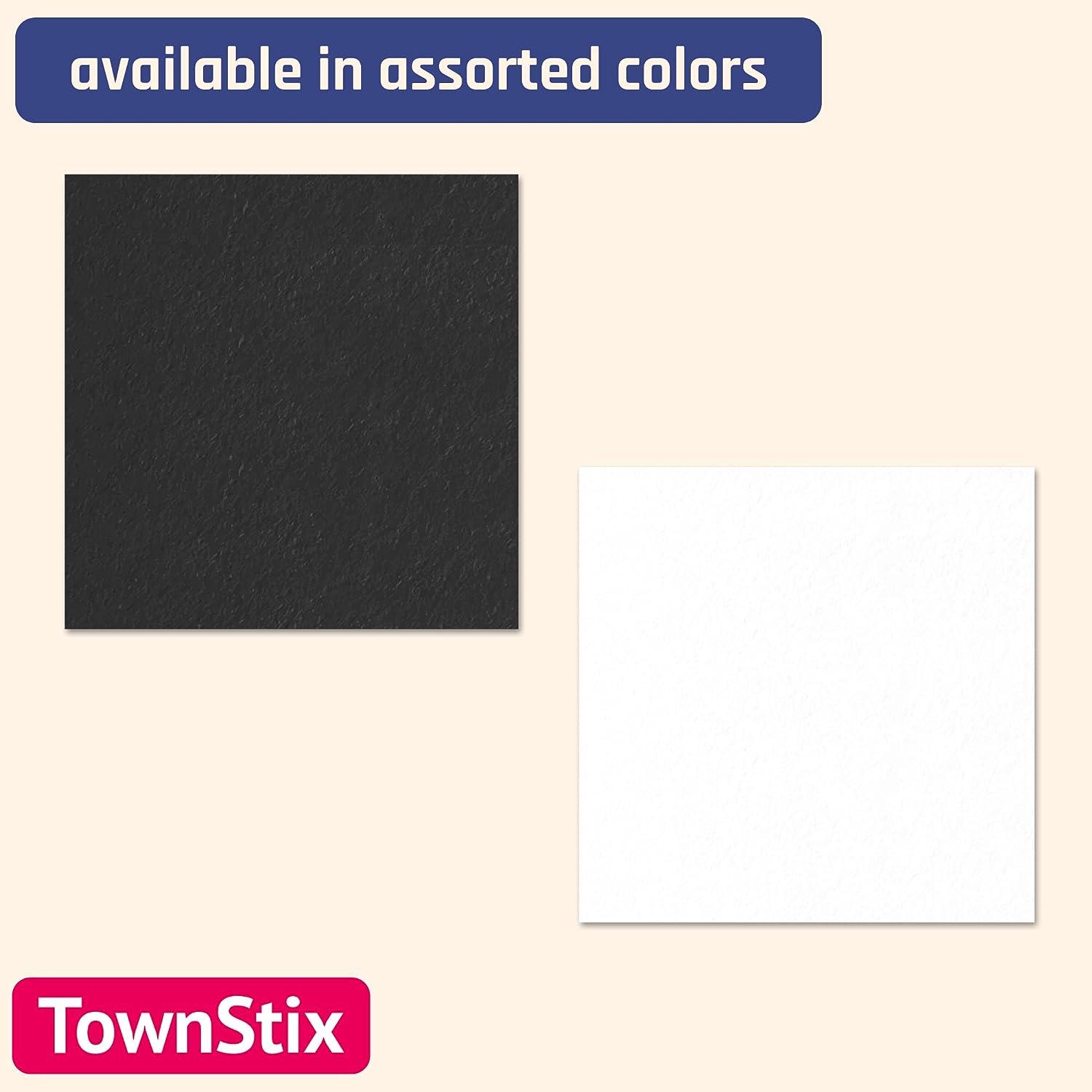 TownStix 30 Sheets, Printable White Sticker Paper, Laser/Inkjet