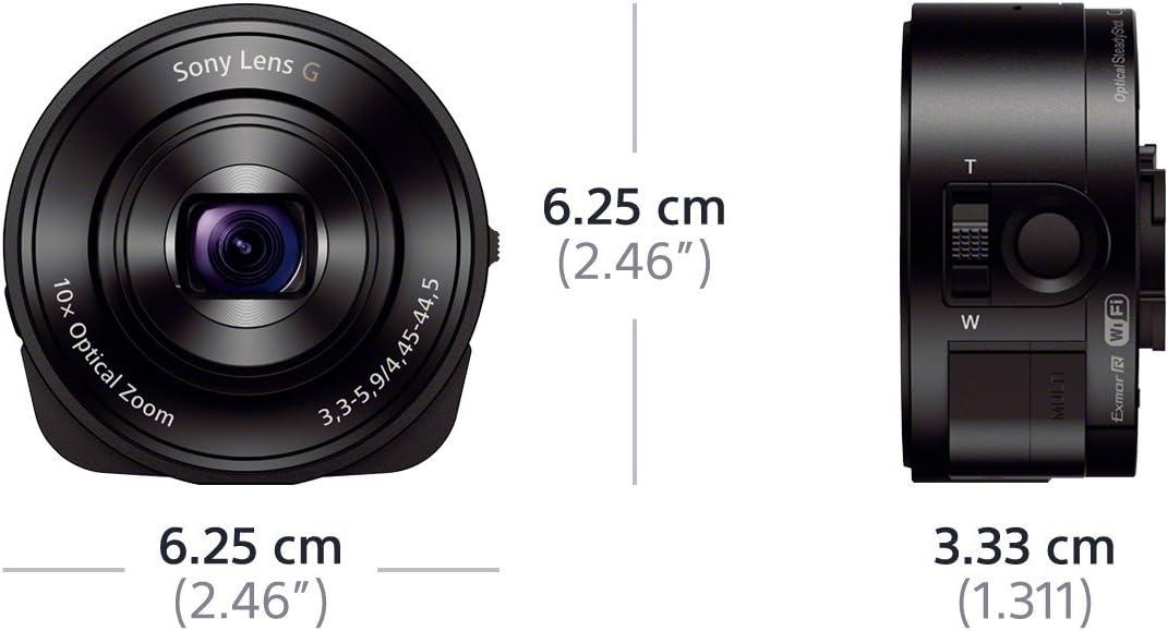 Sony DSC-QX10/B Smartphone Attachable 4.45-44.5mm Lens-Style
