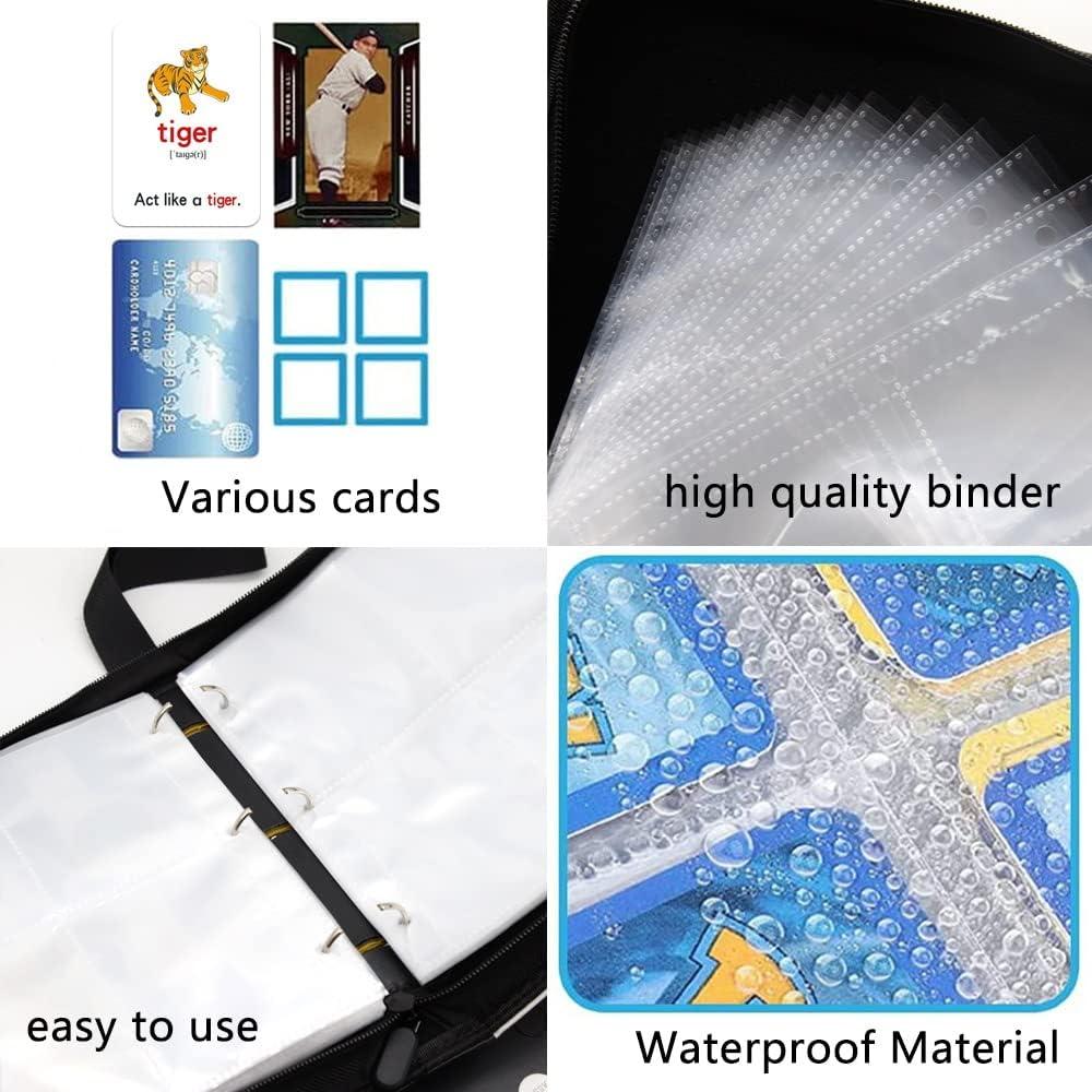 Xhwykzz Trading Card Binder | Baseball Photo Game Collection Album | 50  Premium 4-Pocket Pages | Holds 400 cards | Buy Now with Express  International Delivery | GoSupps.com