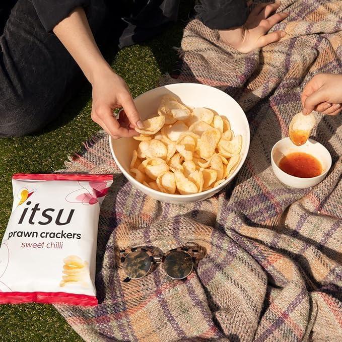 Itsu Sweet Chilli Prawn Crackers + Itsu Peking Duck Prawn Crackers ...