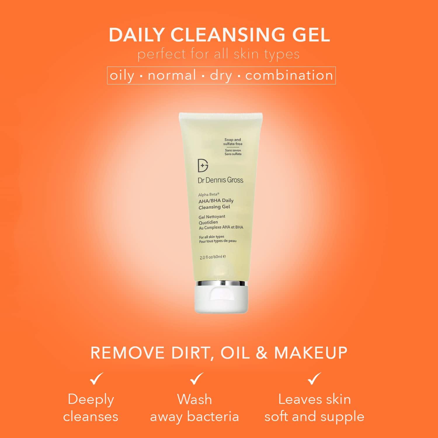 Dr. Dennis Gross Alpha Beta AHA/BHA Cleansing Gel 2 Fl Oz