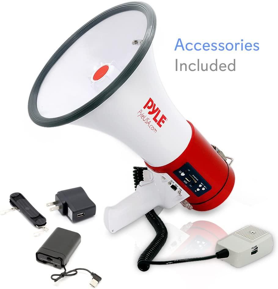 Pyle Pro 50-watt Bluetooth Megaphone Bullhorn with Siren in the Public  Address Systems department at