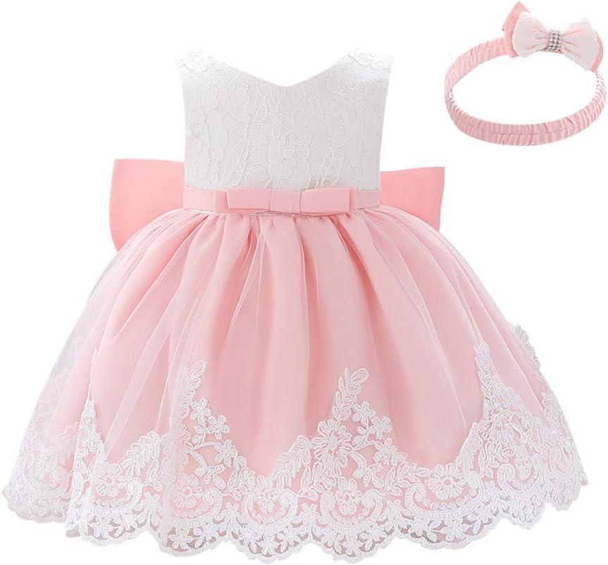 strapless open back dress Flower Girl Baby Lace Crochet Dress main image 0