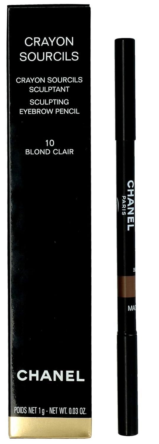 Chanel Crayon Sourcils Sculpting Eyebrow Pencil #10 Blond Clair 0.03 Ounce  Blond Clair 1 Count (Pack of 1)