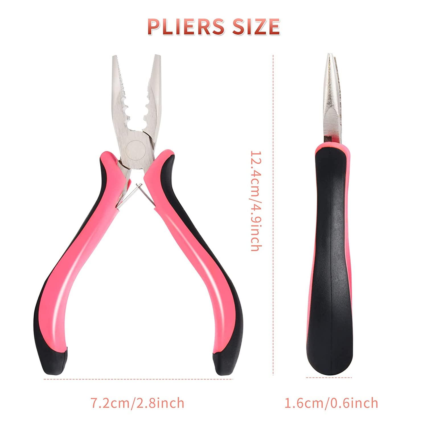 Neitsi Hair Extensions Pliers 2PCS, Hair Extensions Tools