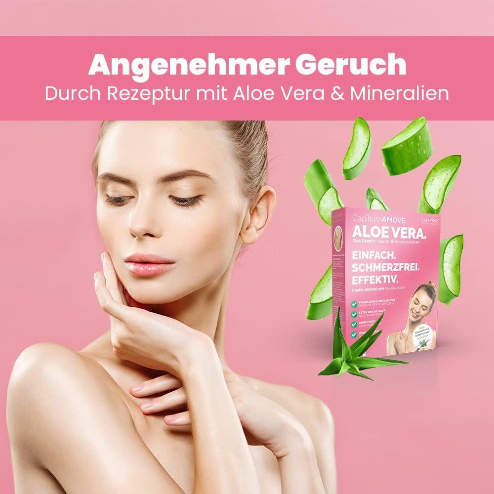 200g Capillum Amove Aloe Vera Depilatory Cream - Odorless Pain-Free  Intimate & Body Hair Removal for Smooth Skin | Buy Now with Express  International Delivery | GoSupps.com