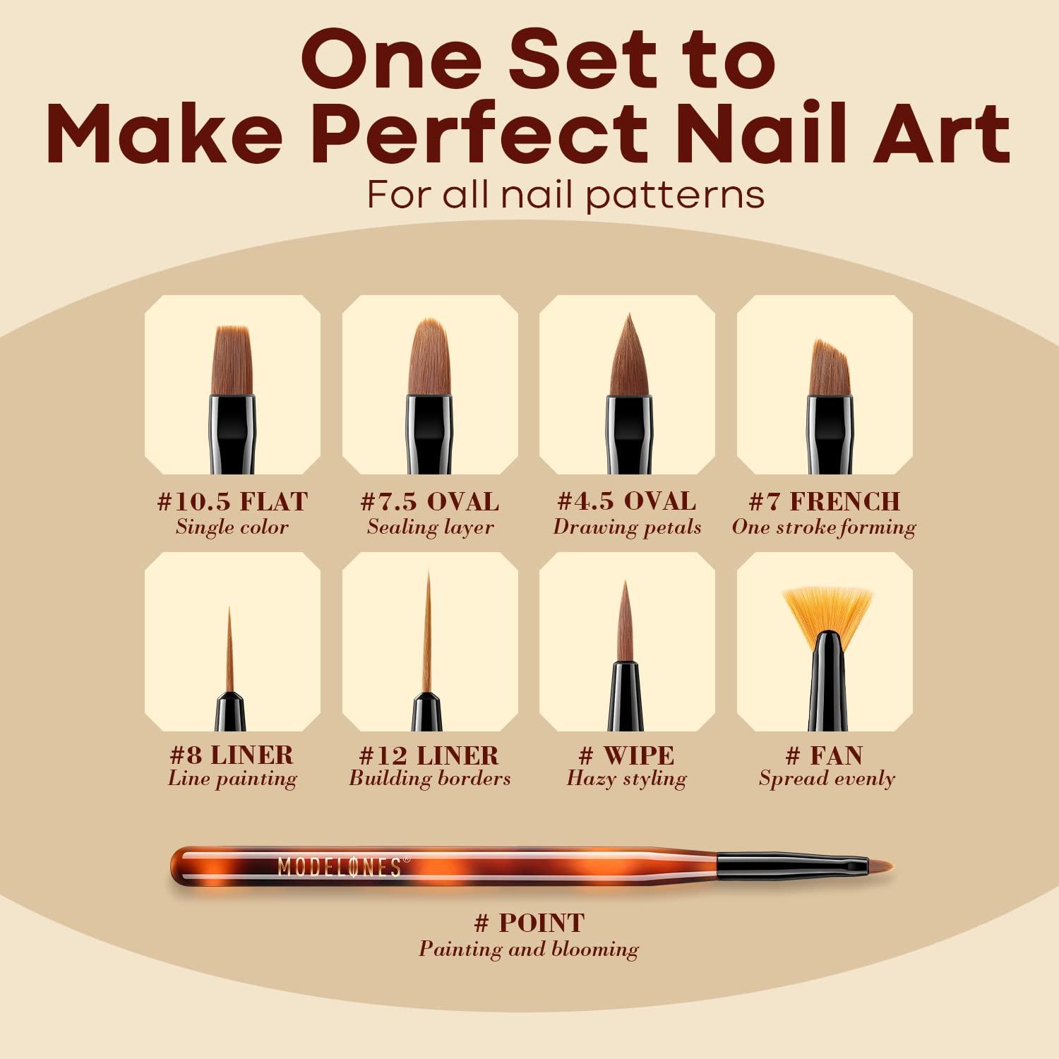 Nail Art Brush Cleaning Essence 80ml For Nail Gel DIY Salon-Modelones