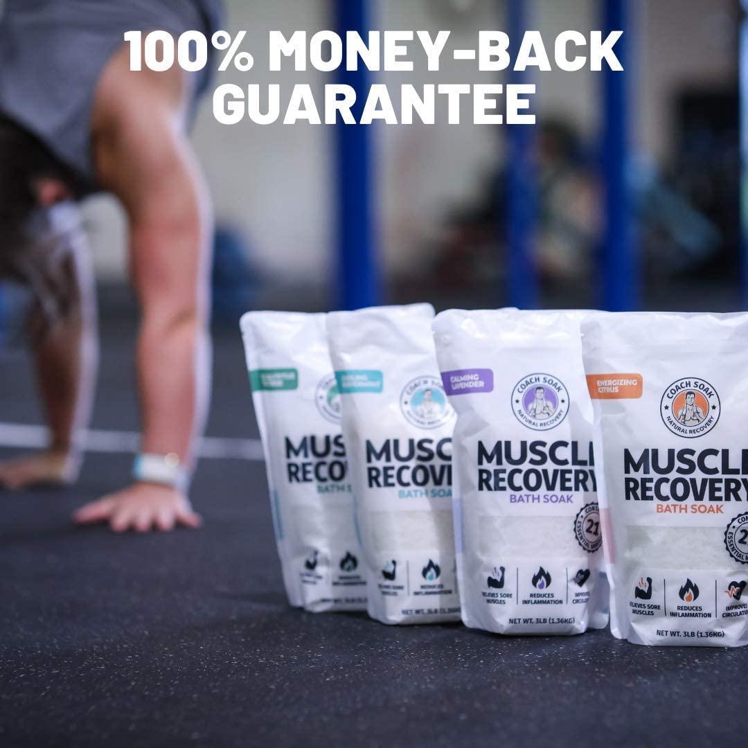 Coach Soak Muscle Recovery Bath Soak Natural Magnesium Muscle Relief