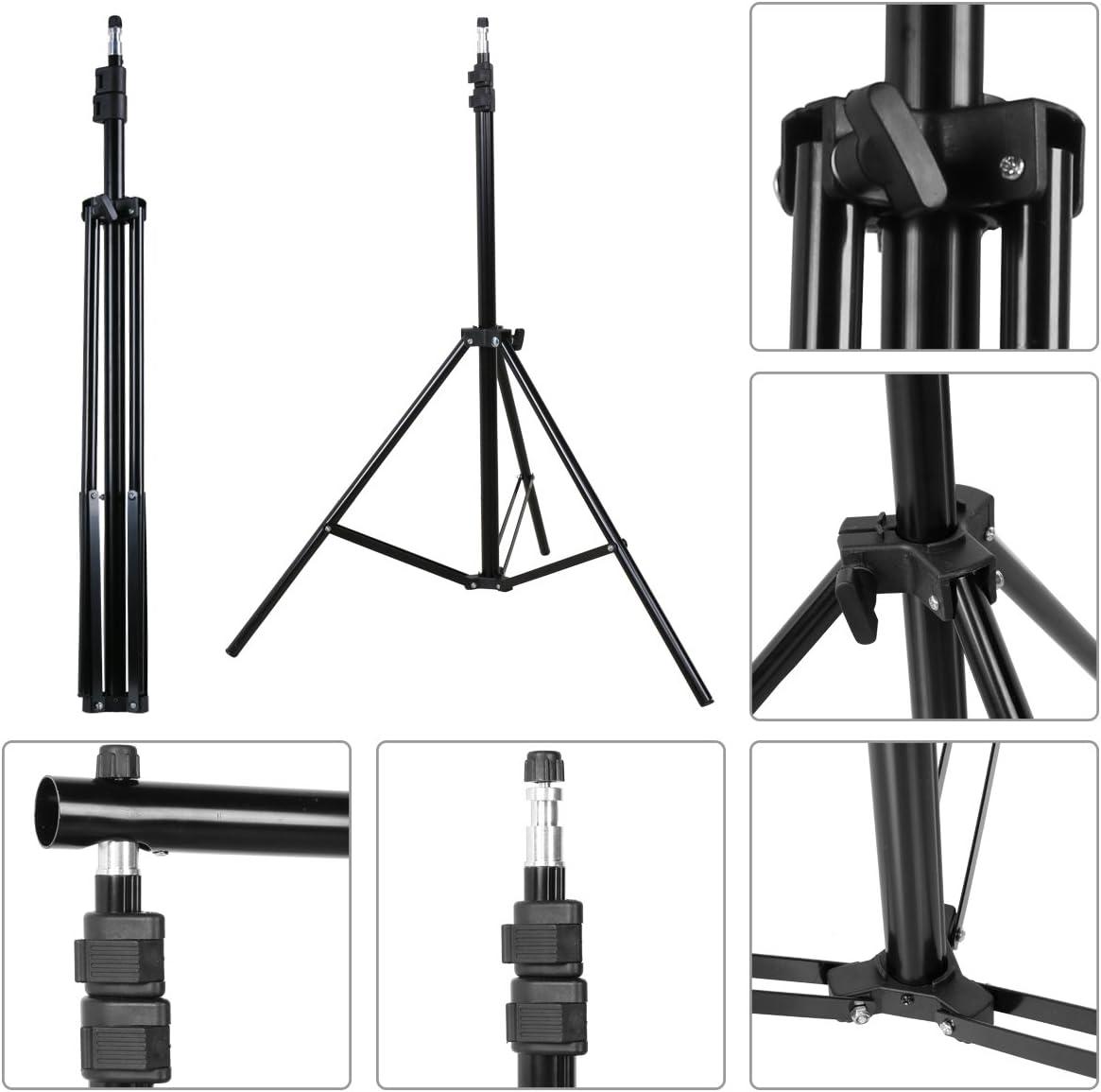 SLOW DOLPHIN Photo Video Studio 10Ft Adjustable Backdrop Support System