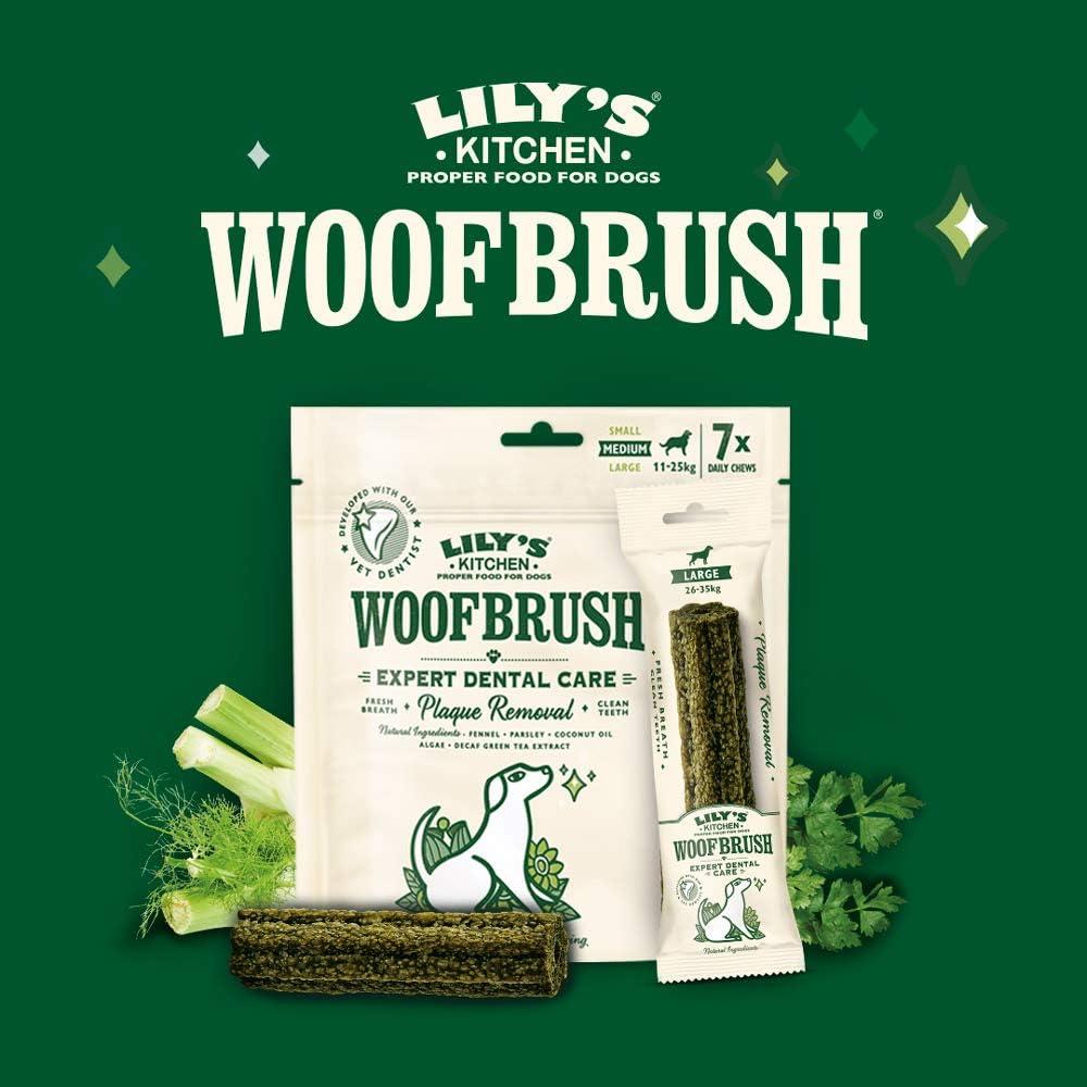 Gut Woofbrush Medium Lily's Kitchen Woofbrush Natural Dog Dental