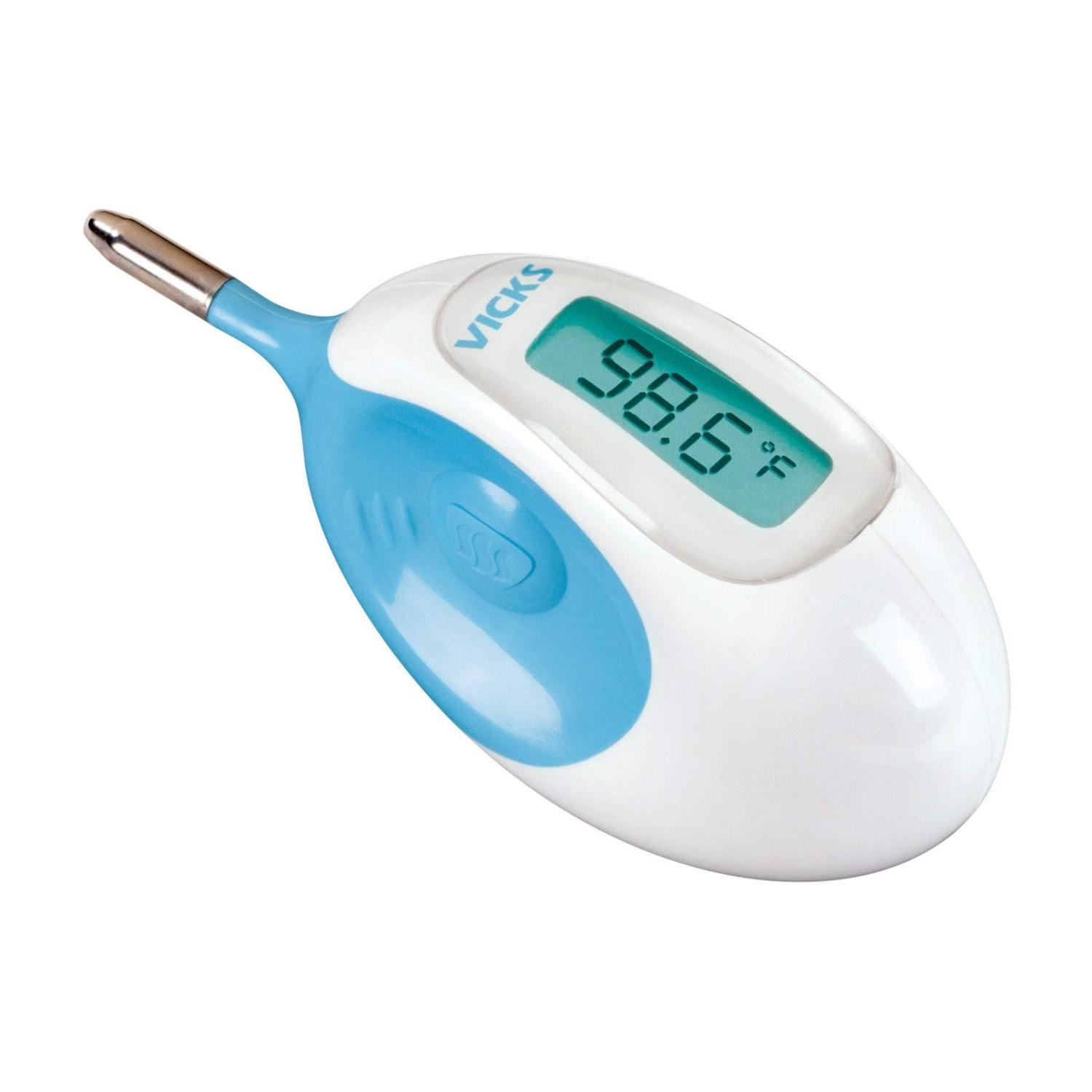 Vicks Baby Rectal Thermometer Baby Thermometer for Rectal Temperature Short and Flexible Tip