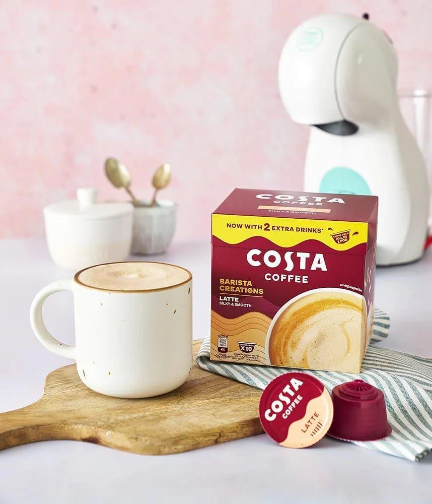 Tassimo Coffee Pods Costa Latte T Discs 10 Packs (80 Drinks - View #9