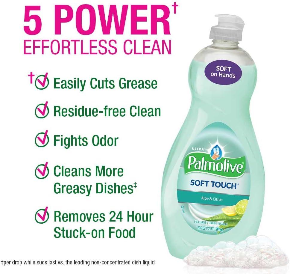Palmolive Soft Touch Aloe and Citrus Dish Liquid - 20 Fl Oz (Pack of 1) |  Buy Now with Express International Delivery | GoSupps.com