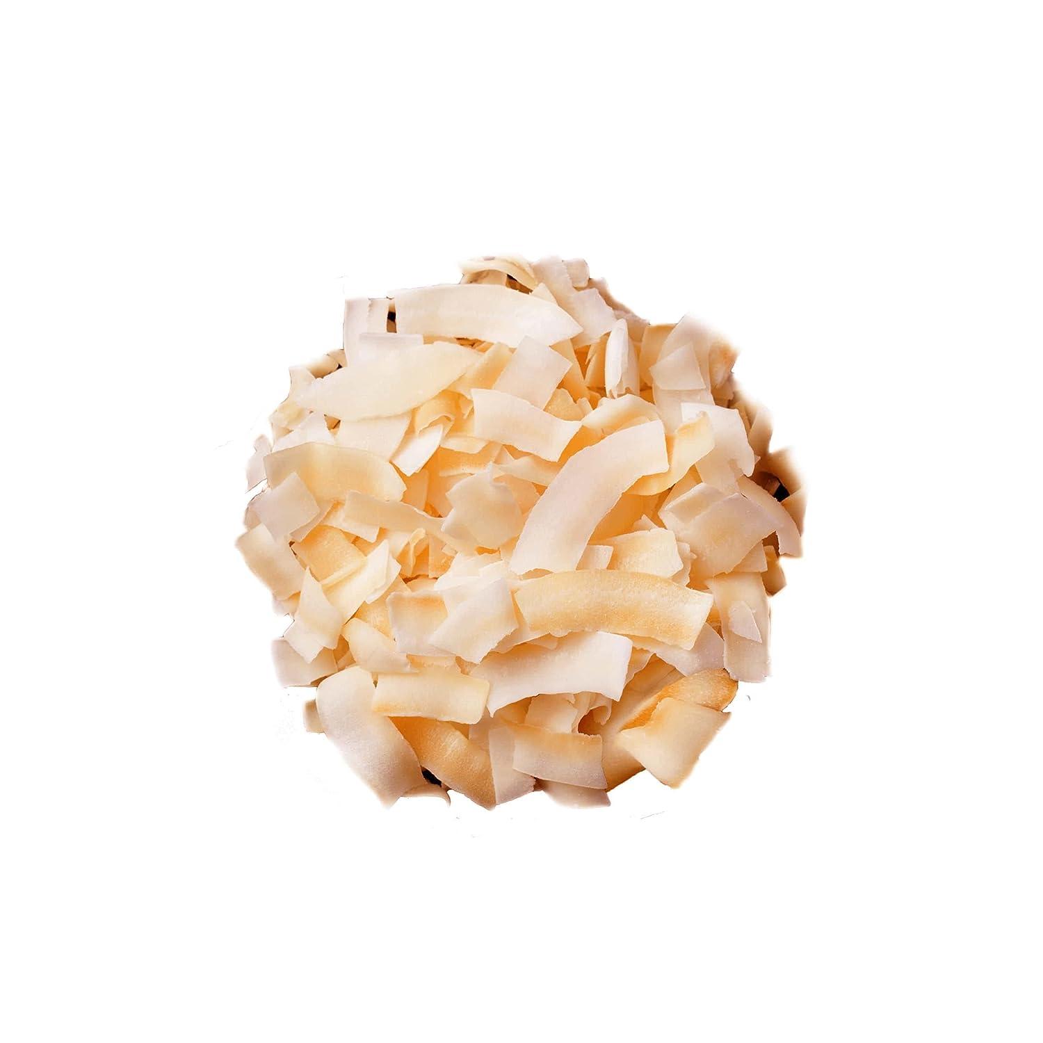 Organic Toasted Coconut Chips, 5 Pounds NonGMO, Desiccated Coconut