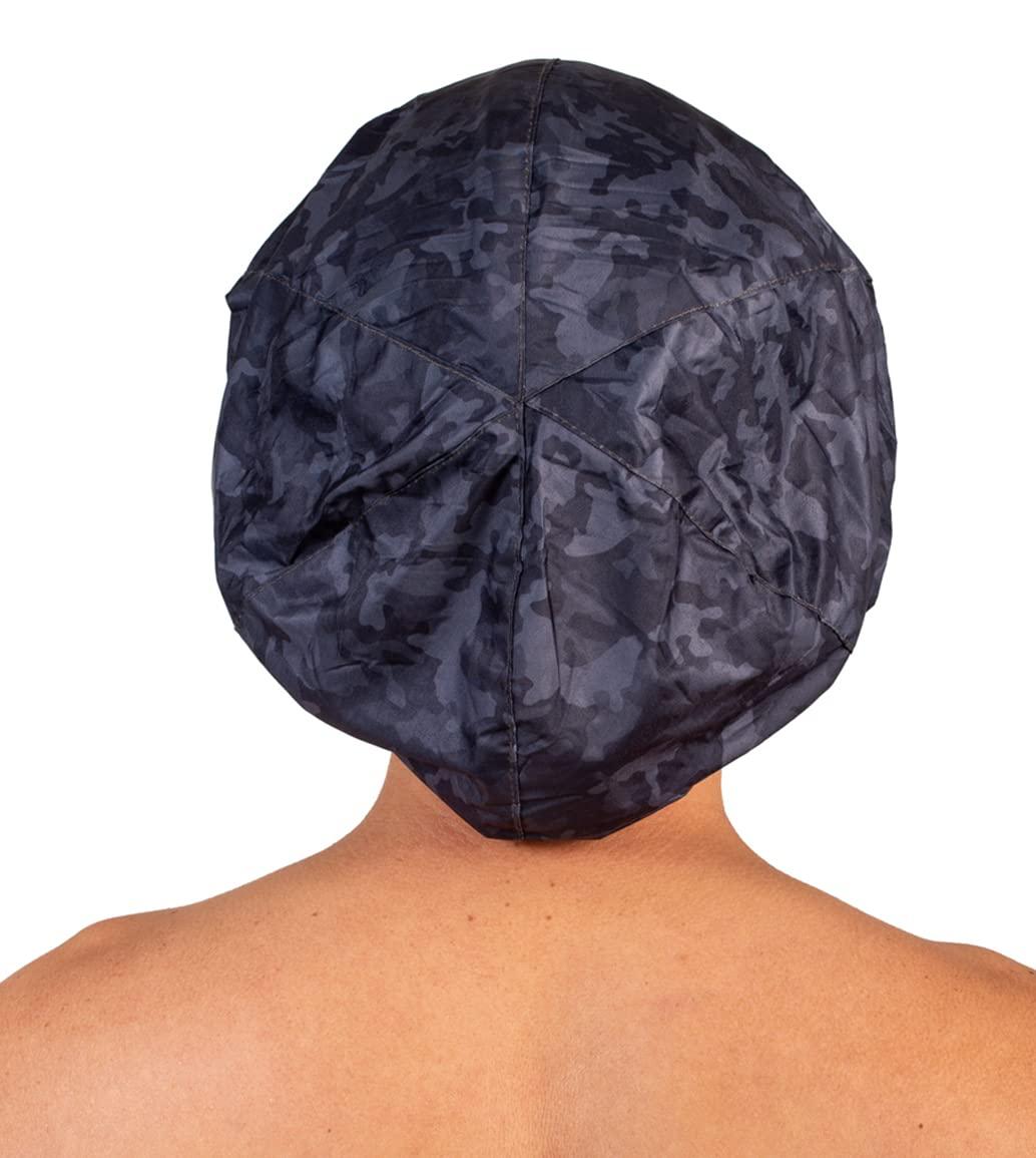 Men Shower Cap For dreadlocks, braids, curls, locs, curly Hair. Waterproof, Reusable, Large