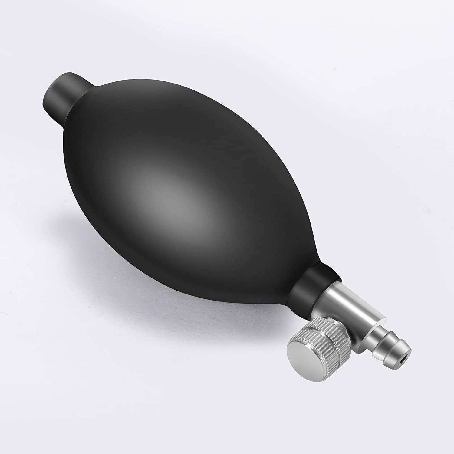 Lamoutor 3Pcs Blood Pressure Latex Bulb Kit with Air Release Valve