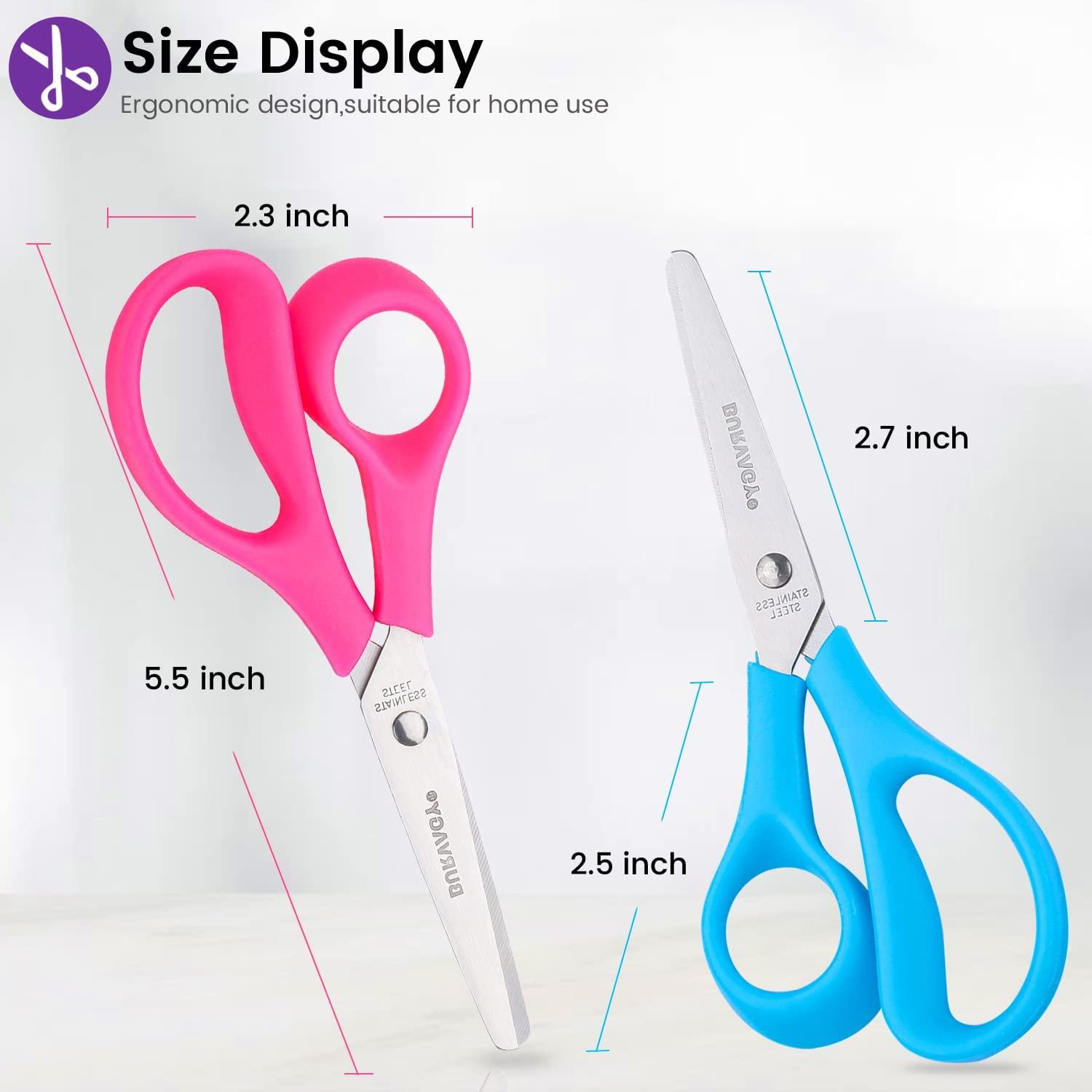 Stainless Steel Children Scissors Handmade Scissors Student Office Paper  Cutting Sharp and Small Sewing Scissors Household
