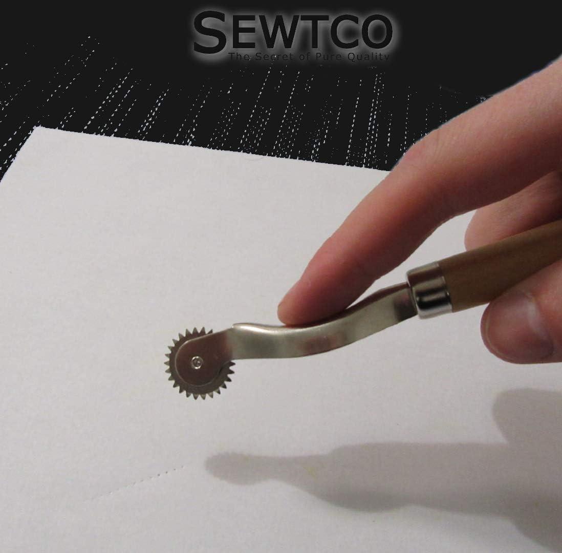 Tracing Wheel, Perforator Tool Long Lasting Real Wood Handle For Paper For  Leather For Cloth