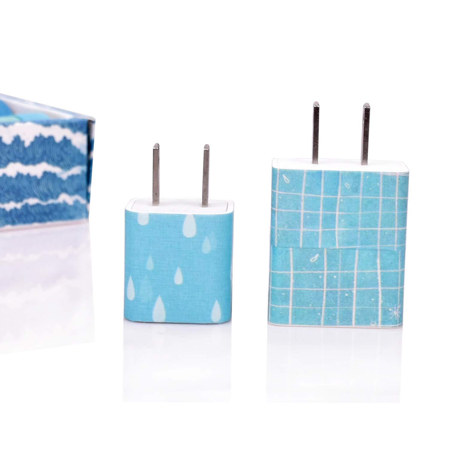 12 Rolls Washi Tape Set Japanese Decorative Blue Sea Wave Washi