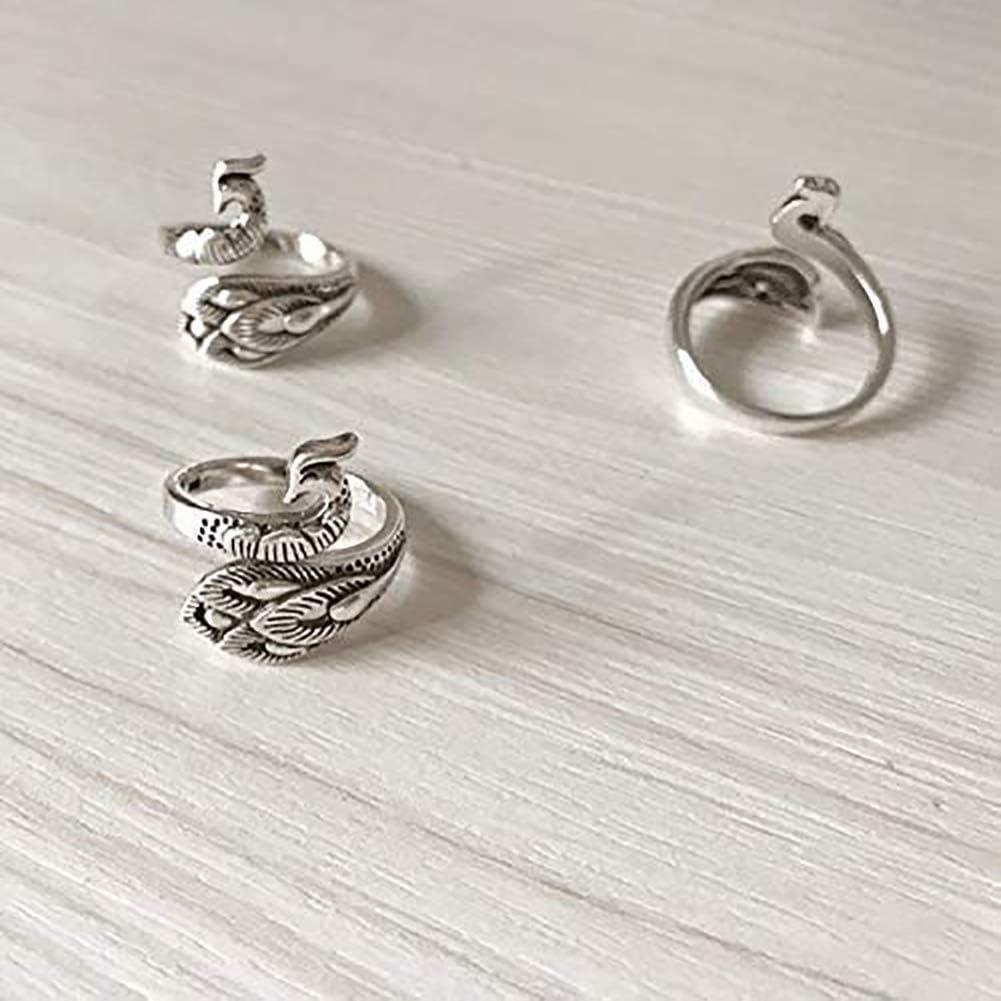 Knitting Ring for Finger Adjustable Crochet Ring Knitting Loop Ring for  Faster Knitting Crochet Accessories (6-Silver)