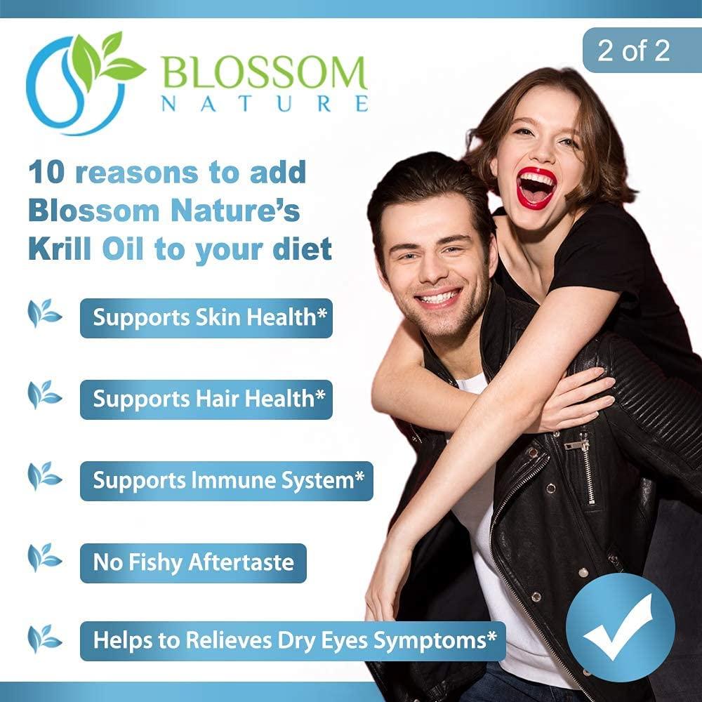 Antarctic Krill Oil 1600mg with Astaxanthin 2mg Omega 3 Fatty Acids