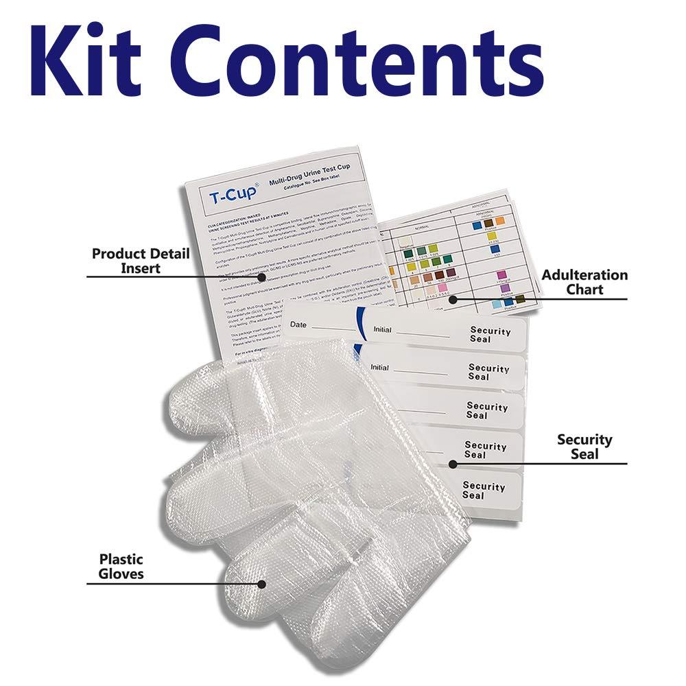 Prime Screen 12Panel Multi Drug Test Cup 5 Pack TDOA6125 THC