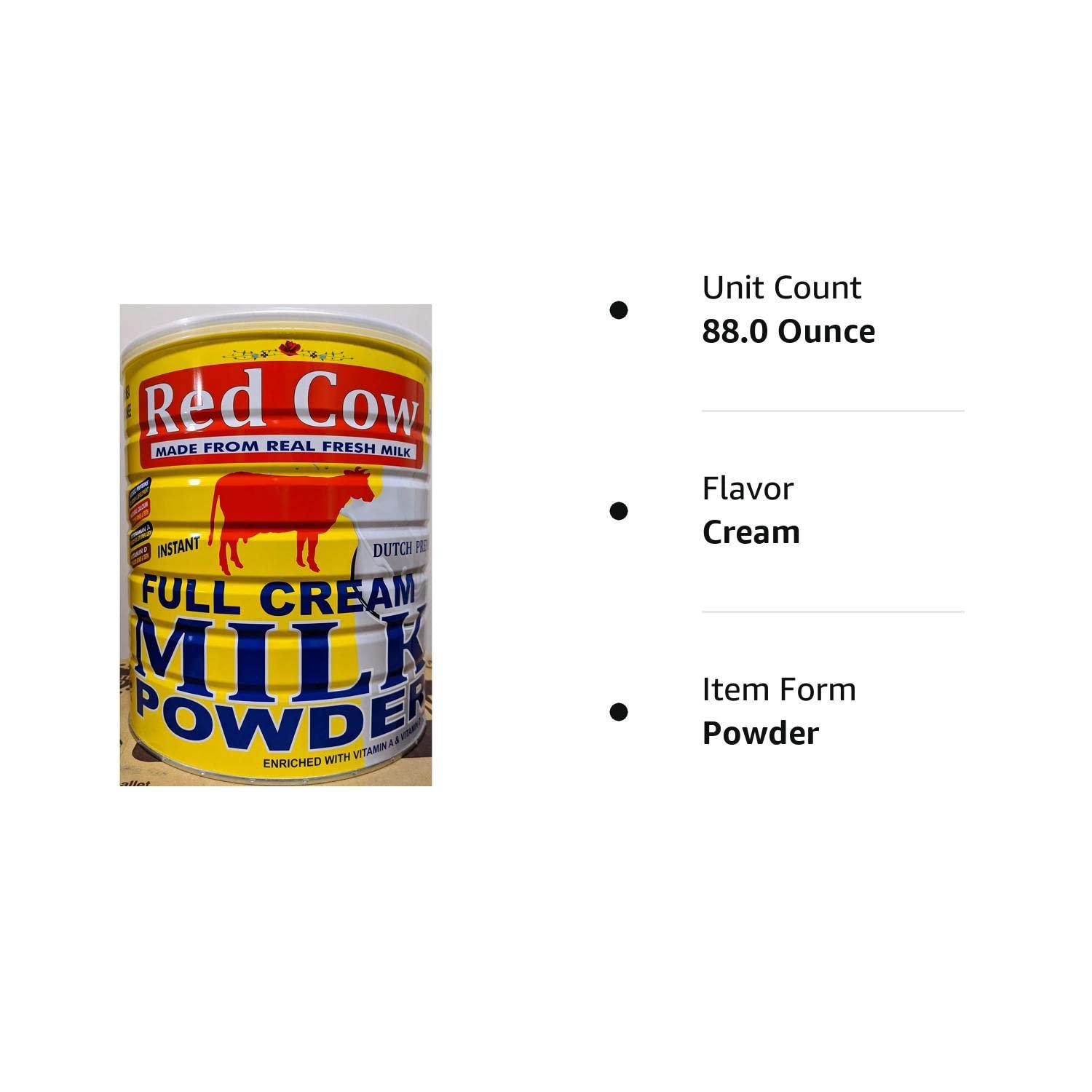 Red Cow Full Cream Milk Powder 2.5 Kg (5.5lb) - Genuine Dutch Product