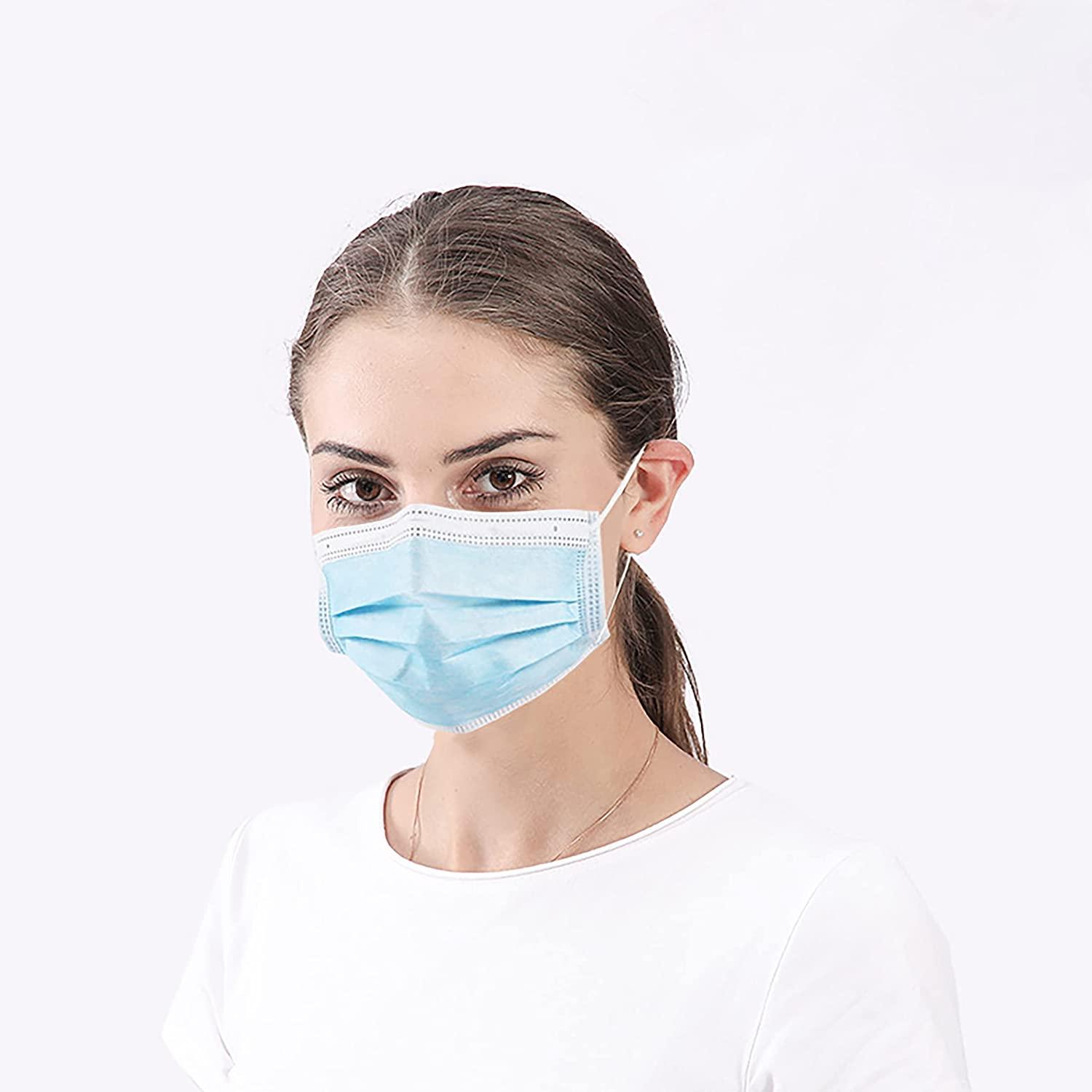 MagiCare Made in USA Masks Blue Disposable Face Masks Medical Grade (ASTM Level 1) Premium