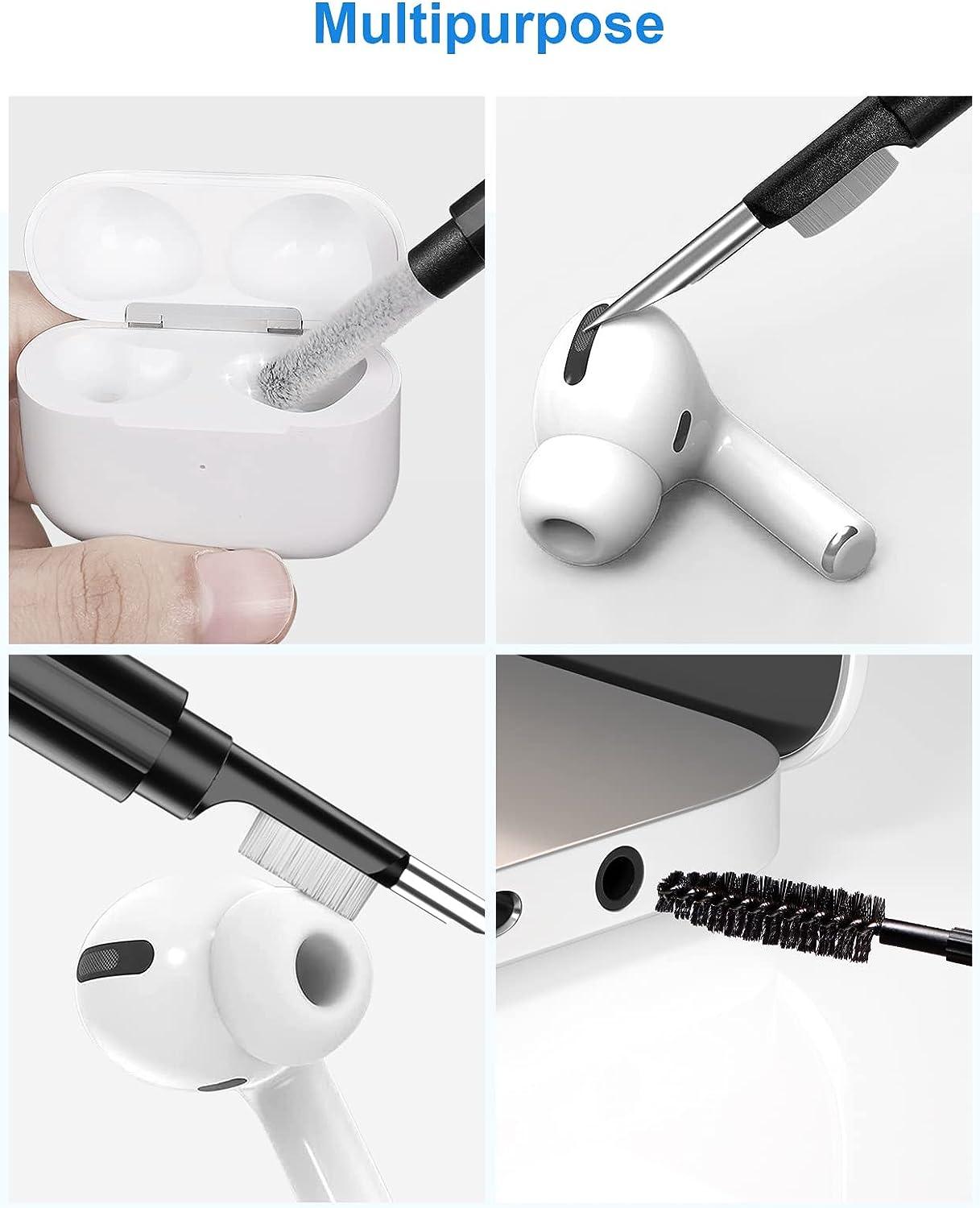  Aijeff Cleaner Kit for Airpods Pro 1 2 3, Multi-Function [8 in  1] Cleaning Kit for Earphone, Smartphones, Tablets, Laptop, Keyboard  Cleaning Tool for iPhone iPod : Electronics