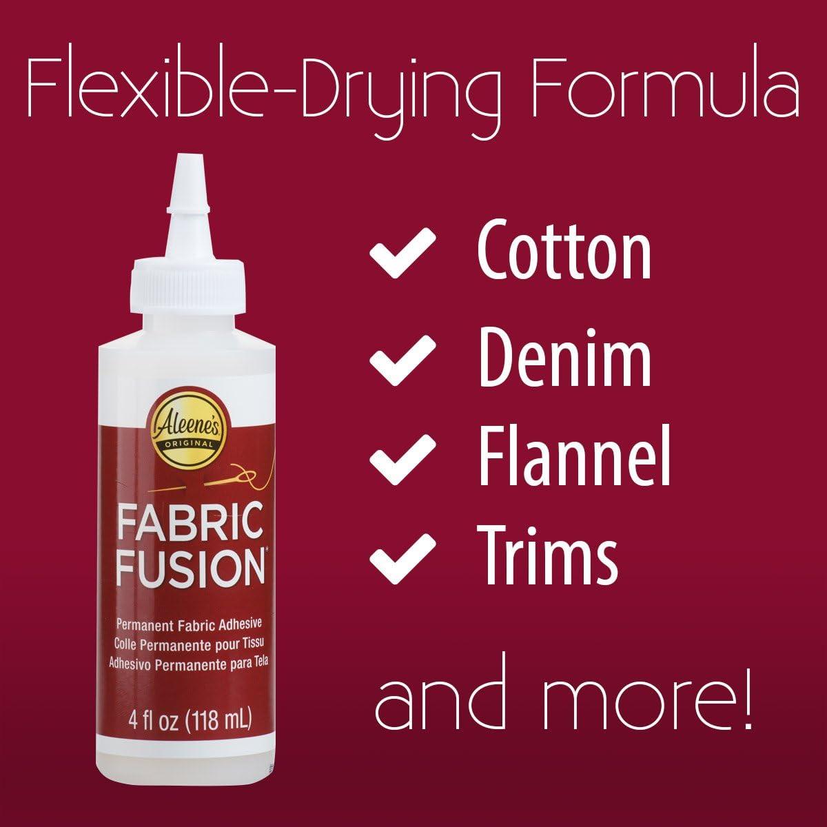 Aleene's Fusion Fabric Glue, 2 Fl Oz - 3 Pack, Clear