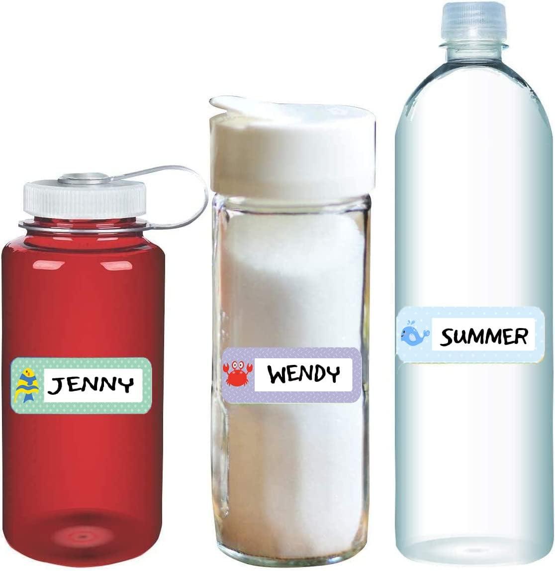 Baby Bottle Labels for Daycare School Waterproof WriteOn Self