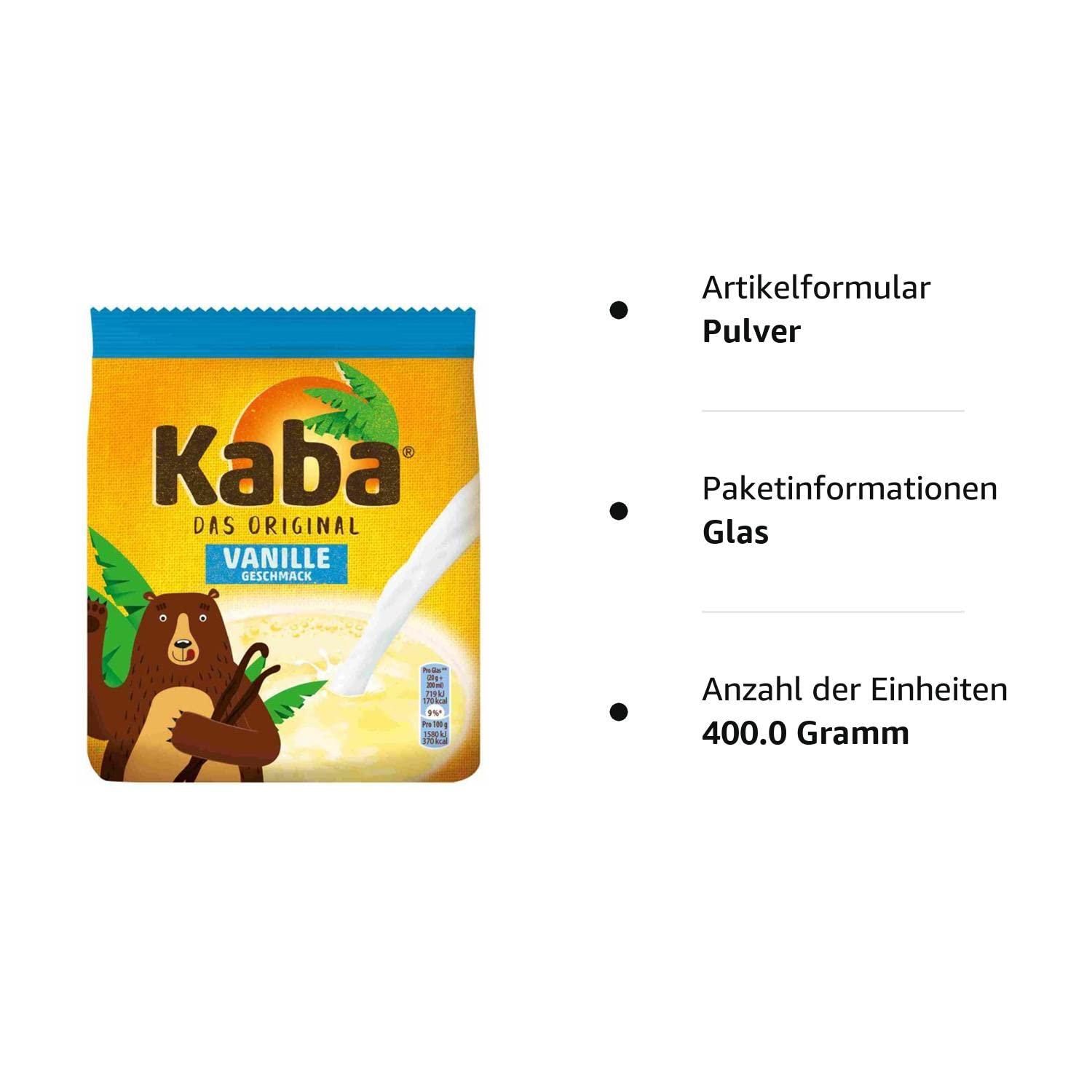 Kaba Original Drink Powder Vanilla Refill Pack 400g Delicious and