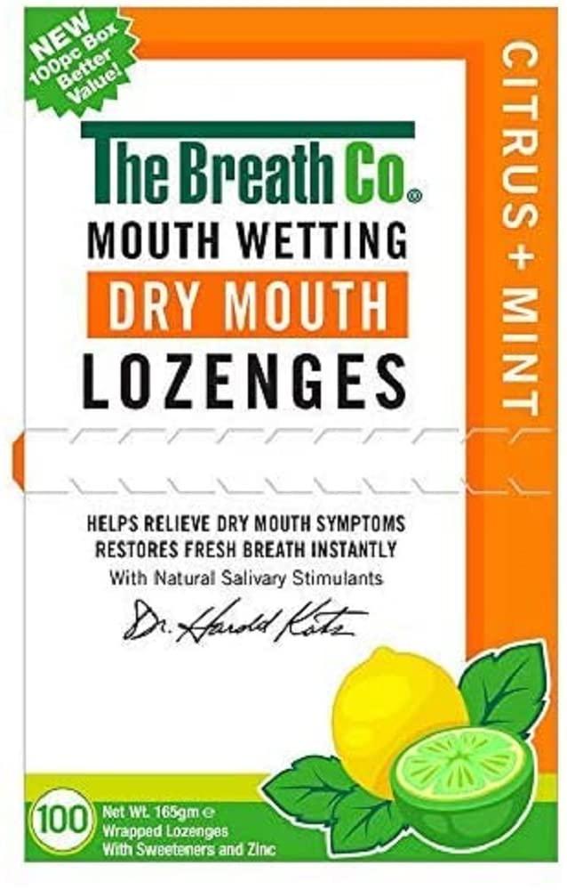The Breath Co Dry Mouth Relief & Bad Breath Treatment Citrus & Mint