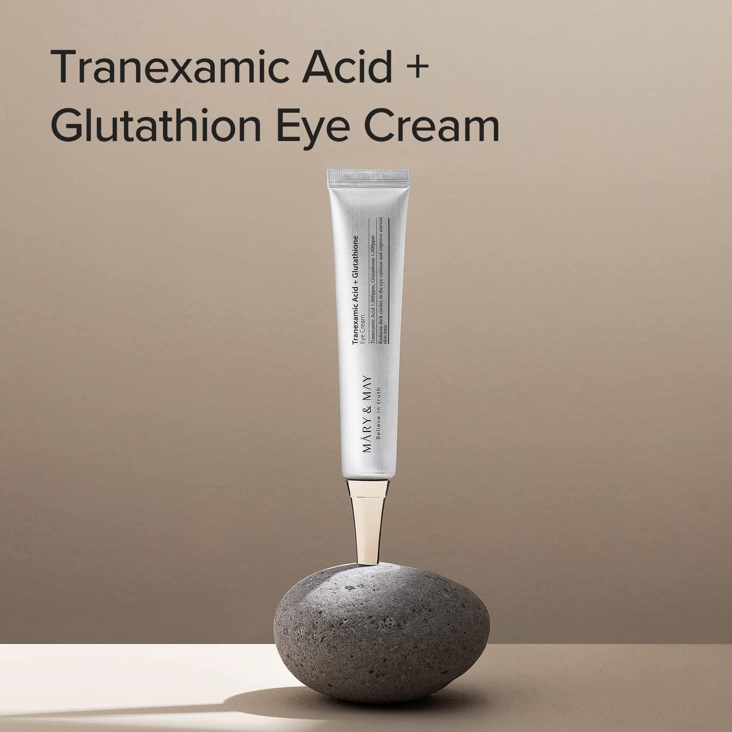 glutathione vs tranexamic acid Mary & May, Tranexamic Acid + Glutathione Eye Cream main image 1