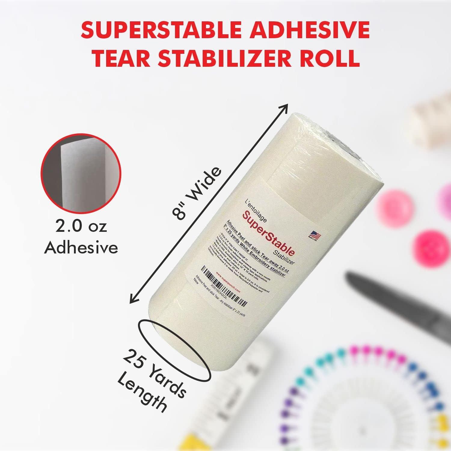 Embroidery Stabilizer and Backing - Tear Away - Cut Away- Superpunch