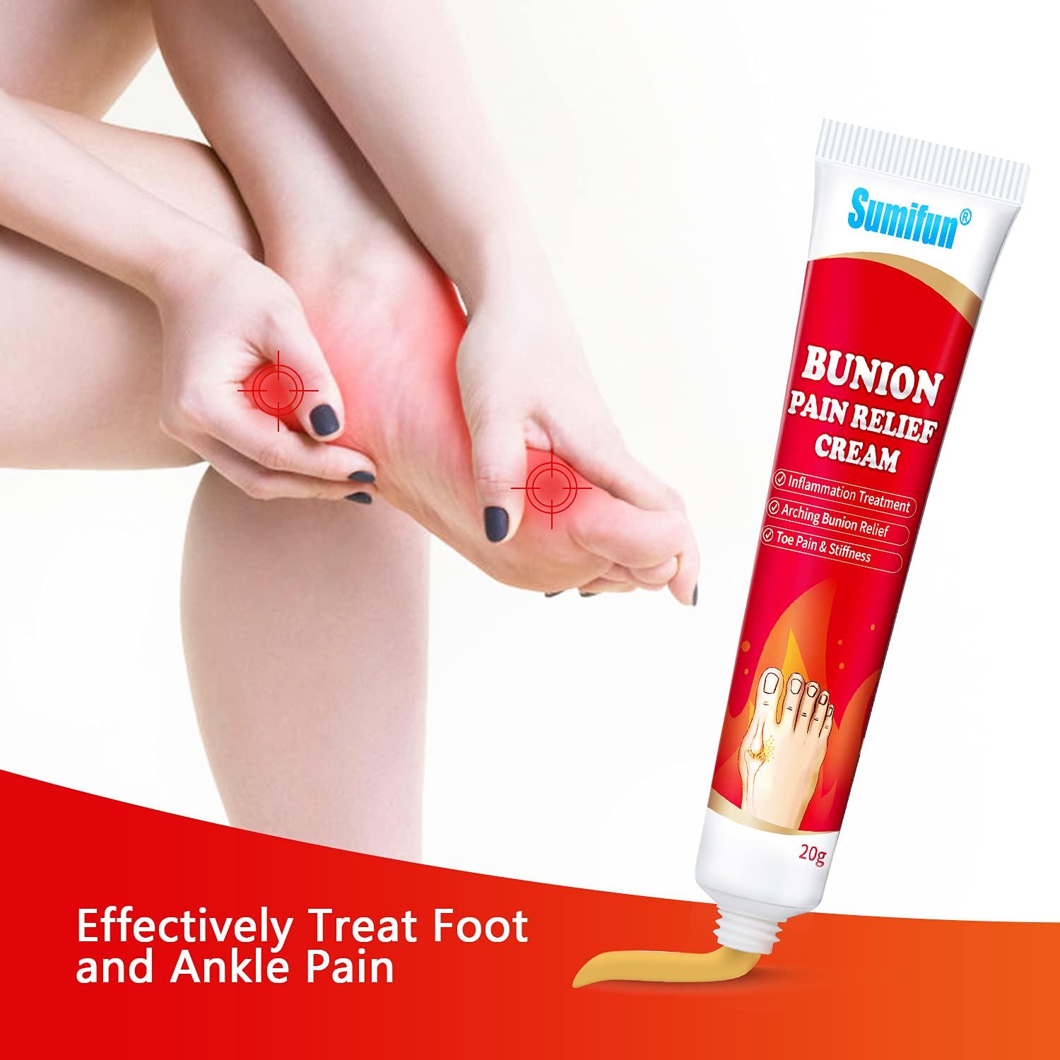Sumifun Bunion Pain Relief Cream 4 Count Toe Swelling and Bunion
