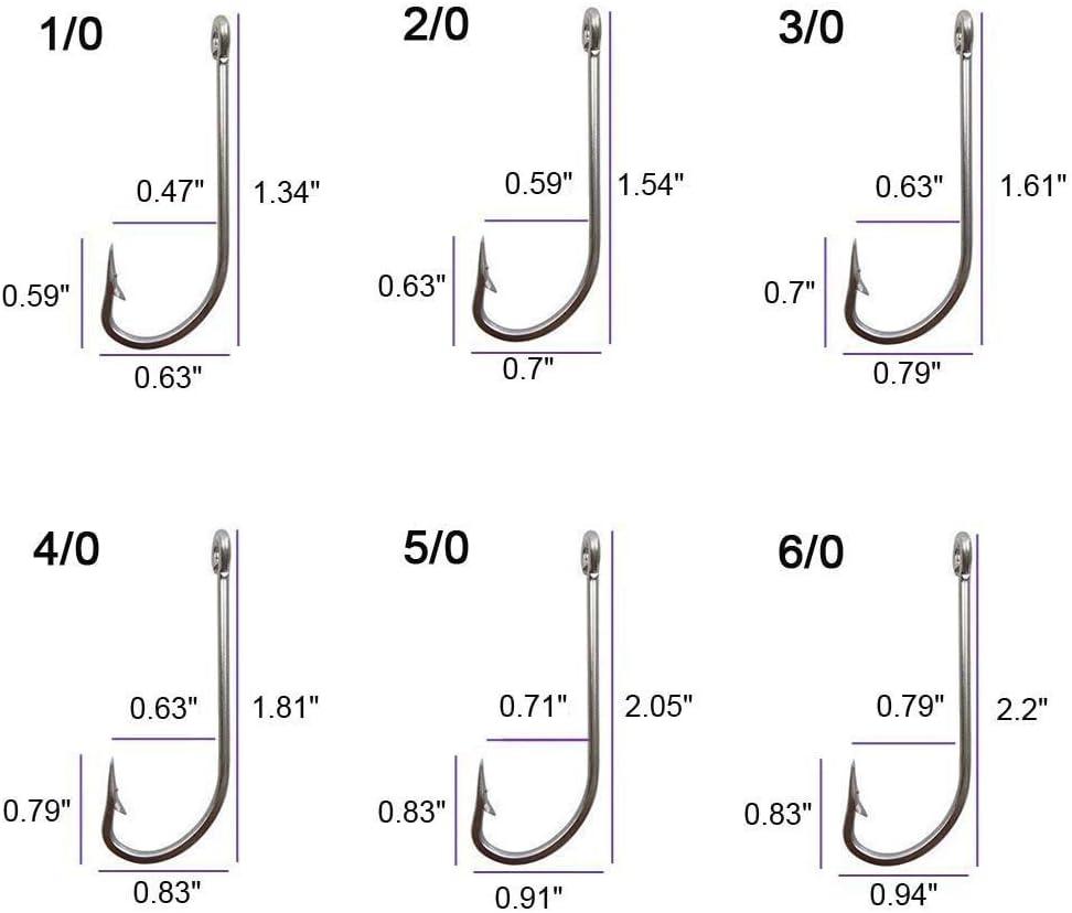 34007 O' Shaughnessy Stainless Steel Hook - 10 pieces