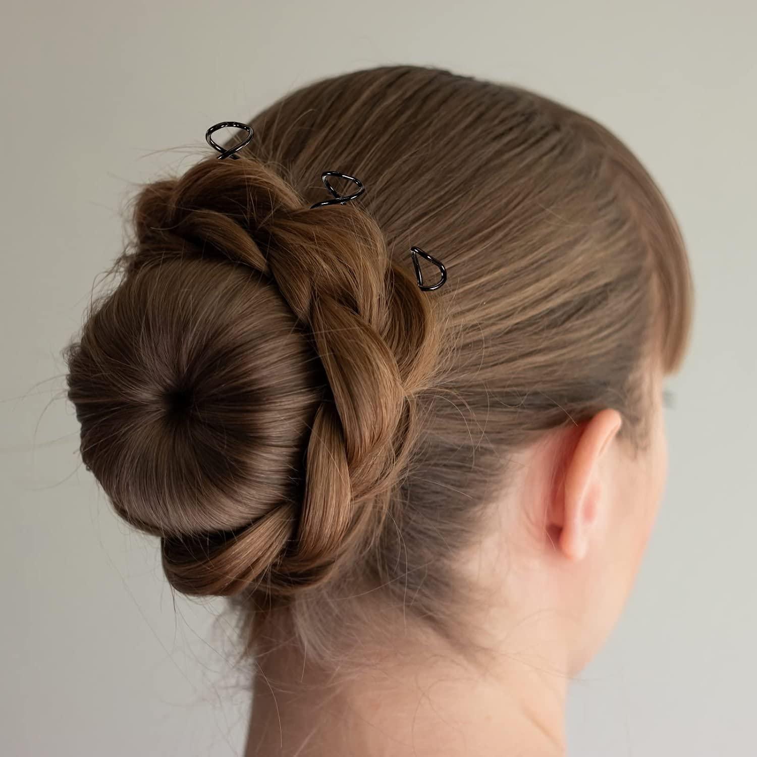 Messy bun with earth on hair stick✨ #minimalh #hairup #hairhacks #hair... |  TikTok