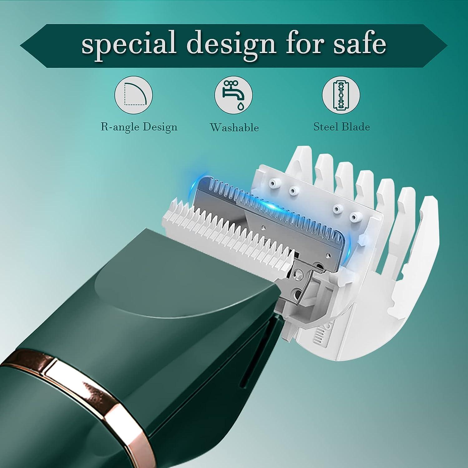 Women's Bikini Trimmer, Senignol 2 in 1 Pubic Hair Trimmer for Women