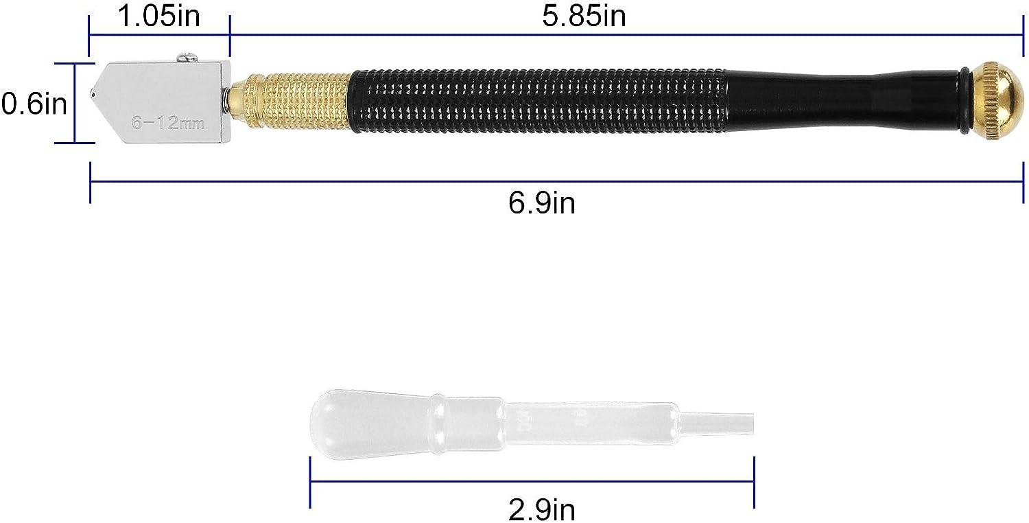 Glass Cutter 2mm-20mm Glass Cutting Tool Pencil Style Carbide Tipped For  Glass/tile Cutting Hs